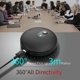 thumbnail image 4 of Monisuuntainen mikrofoni Visioconference U3ovelle 3M Cble USB Type-c 2M + Cble To 3.5mm 1.5M mykistyspainikkeelle Sopii esquí esquí Gafas de esquí, 4 of 5