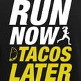 thumbnail image 3 of CafePress - Run Now Tacos Later Women's Dark Pajamas - Women's Short Sleeve Print T-Shirt and Pants Dark Cotton Pajama Set, 3 of 7