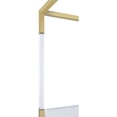 thumbnail image 2 of White PU and Gold Bed, Queen, 2 of 7