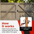 thumbnail image 3 of Cerradura y pestillo Yardlock XLB Secure para cercas sin llave, 3 of 6