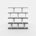 thumbnail image 4 of Ada Home Decor Jorin 4 Tier Bookcase, Anthracite/White, 4 of 7
