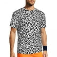 thumbnail image 2 of T Shirt For Men Animal Gym T-Shirt Black and White Leopard Print Fashion T-Shirts Male Classic Tee S, 2 of 7