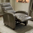 thumbnail image 1 of ViscoLogic EuroLuxe Sièges de Théâtre Inclinables Manuels pour Salon, Fauteuil Inclinable Moderne, Gris, 1 of 3