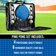 thumbnail image 2 of Set de palas de ping pong JP WinLook portátil con funda y pelotas, 2 of 6