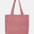 thumbnail image 5 of Vintage Handbag for Women, Canvas South Tote Bag, Red Stripe Casual Shoulder Bag, Spacious Work Bag for Daily Use, Travel, Gift for Her, 5 of 9