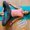 A, variant on Deep Tissue Muscle Roller Massager 360 Rotation Leg Clamp Portable Fascia Relaxation Tool for Yoga Exercise and