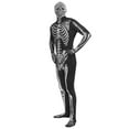 thumbnail image 3 of Morphsuits Day Of The Dead Morphsuit Halloween Costume For Unisex Black Medium, 3 of 4