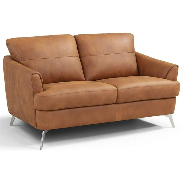 ACME Safi Loveseat in Cappuccino Leather