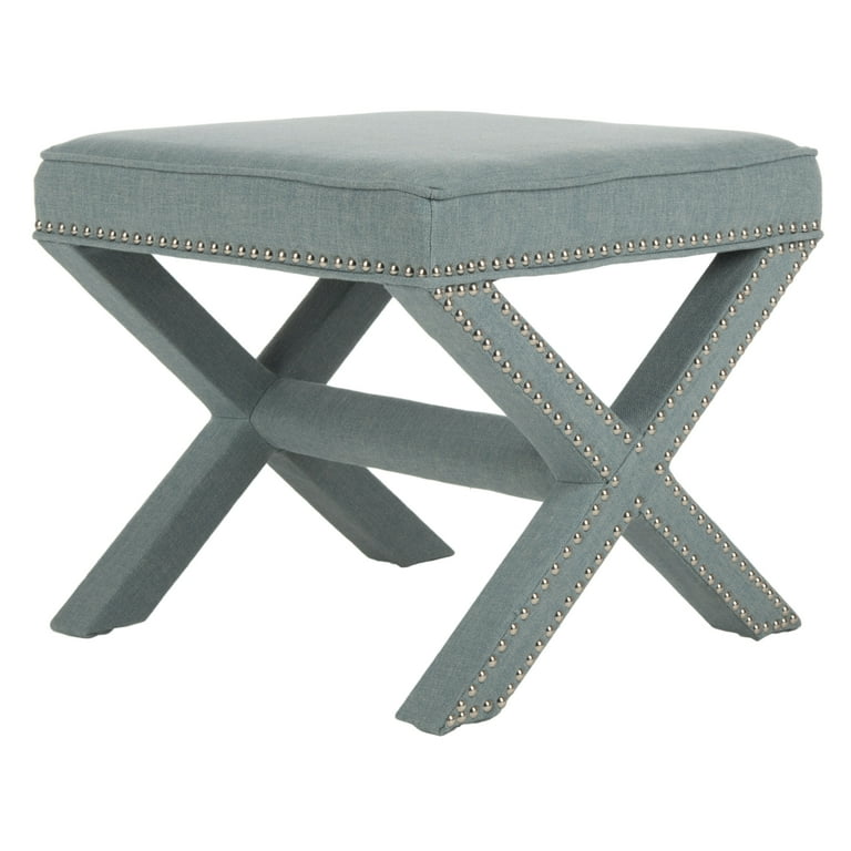 希少 Safavieh Palmer Ottoman オットマン グレー SAFAVIEH Palmer