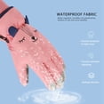 thumbnail image 5 of Hotiary Kids Children Ski Gloves Winter Snow Gloves Waterproof Winter Warm Gloves for Snowboarding, Sledding for 6-12 Years, 5 of 8