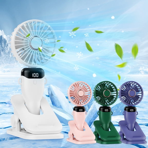 XGFHYJEH Hand Held Fan, Mini Fan Handheld, Hand Held Fan Rechargeable, Portable Folding Hand Held Cooling Fan