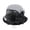 Gray, variant on Vintage Wool Style Cloche Hat for Women, British Flower Feather Pillbox Hat with Net Veil, Breathable Polyester Sun Hat Baseball Cap Style, Church Party Fedora