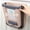 Brown-1, variant on 1pc Foldable Wall-Mounted Kitchen Trash Can, Large Hanging Paper Basket for Cabinet Doors, Creative Sorting Waste Bin, Collapsible Trash Can for Home Use