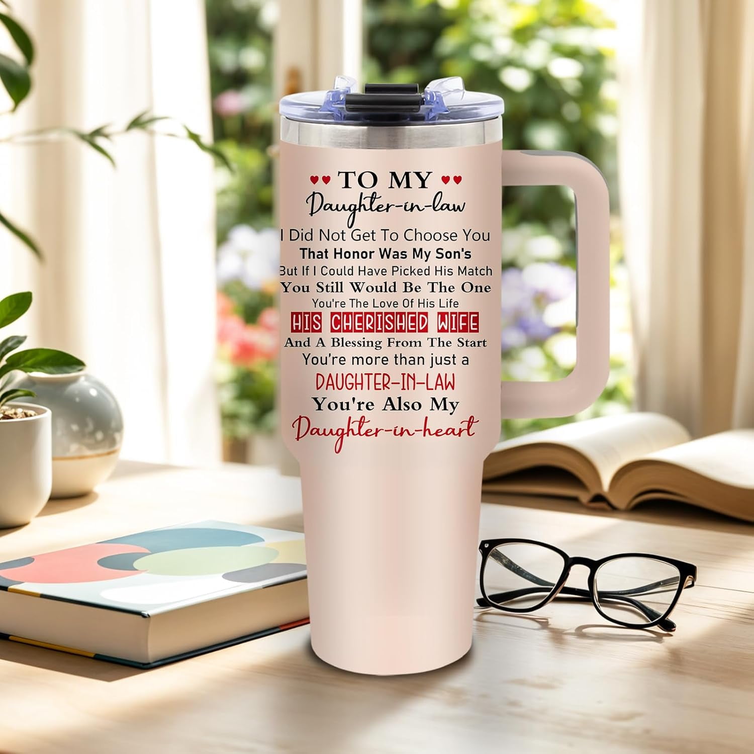 Niece Gifts from Auntie, Birthday Tumbler for Women, Christmas Graduation Gift for Nieces Adult, To My Niece, 40 Oz Tumbler with Handle Lids and Straw Christmas Gifts, 1PCS