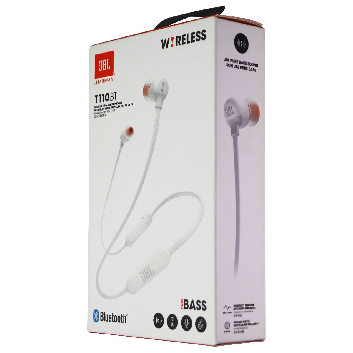 JBL T110BT Wireless In-Ear Neckband Headphones - White (JBLT110WHT) |  Walmart Canada