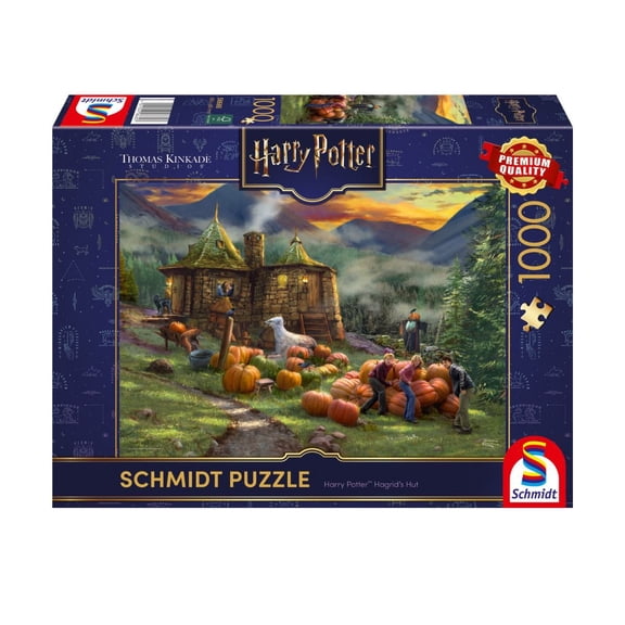 Schmidt Thomas Kinkade Studios: Harry Potter - Hagrid‘s Hut, 1000 Piece Puzzle