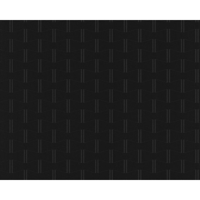 AP_1000 - Modern Stripe Cut Square Embossed Textures Black Wallpaper Roll