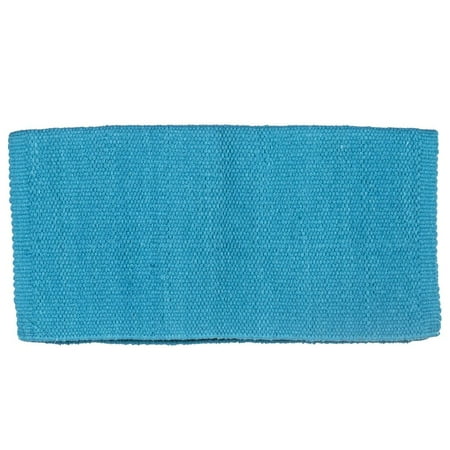 UPC: 0739477314333 | Mayatex Kashmilion Solid Saddle Blanket  36 x 34-Inch  Turquoise