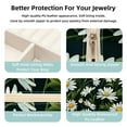 thumbnail image 3 of Daisy Travel Portable Square Jewelry Stand, Earring Organizer, Ring Storage, Necklace Holder, Bracelet Stand - Suitable for Girls and Women, Travel Organizer Jewelry Boxes, 3 of 6
