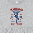 thumbnail image 4 of Inktastic Skateboard for Life Girls Baby Dress, 4 of 5