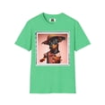 thumbnail image 6 of Min Pin "A Sharp Dressed Man!" Unisex Softstyle T-Shirt, 6 of 11