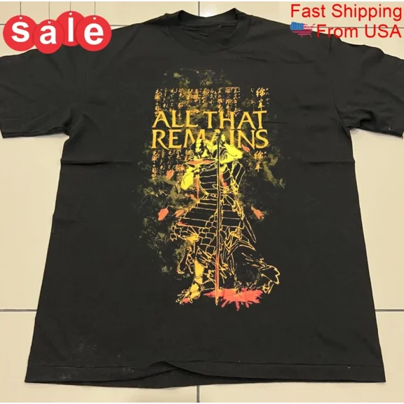 VINTAGE All That Remains Heavy Metal Band Gift For Fans T-shirt, S-5XL