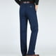 thumbnail image 4 of Pantalones vaqueros holgados de cintura alta y lisos para hombre, de poliéster, para negocios, 4 of 9