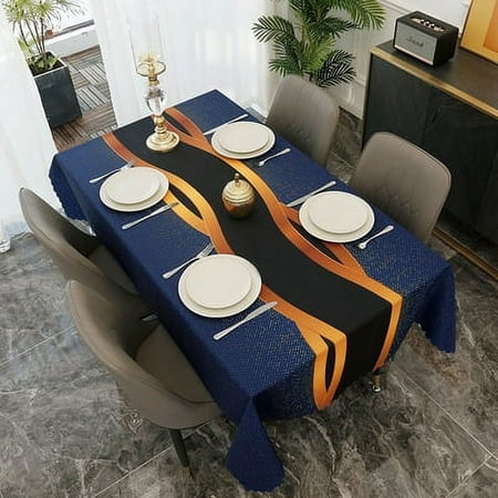

Nordic Simplicity Printing Rectangular Waterproof Tablecloths For Table Party ration Dining Tables Cover Manteles