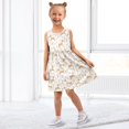 thumbnail image 7 of Girls Dress Sika Deer Sleeveless Dress for Girls Hem A-Line Casual Sundress, 7 of 7