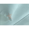 thumbnail image 4 of Ambesonne Shell Quilted Bedspread Set 3 Pcs, Beach Party and Thin Lines, King Size, Seafoam Warm Taupe, 4 of 5