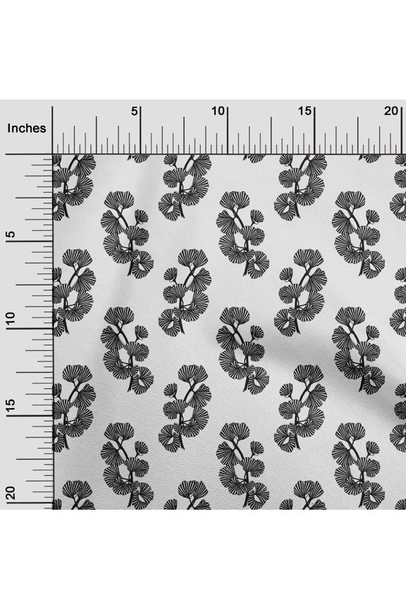Polyester Lycra White Fabric Artistic Quilting Supplies Print Sewing Fabric By The Yard 56 Inch Wide-2JS