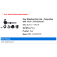 thumbnail image 2 of Rear Stabilizer Bar Link - Compatible with 2011 - 2016 Scion tC 2012 2013 2014 2015, 2 of 2