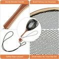 thumbnail image 3 of BENESKY Fly Fishing Landing Net Wooden Frame Trout Bass Catch and Release Net Waterproof, 3 of 5