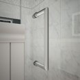 thumbnail image 6 of Unidoor Plus 40 1/2 in. W x 30 3/8 in. D x 72 in. H Frameless Hinged Shower Enclosure in Chrome, 6 of 11