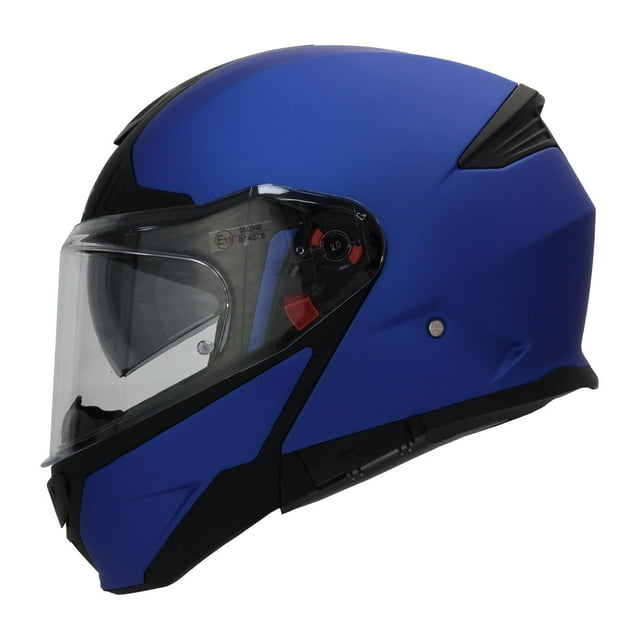 Casco Smk Gullwing Azul Mate Flame Blue Ma500 Abatible Svs azul XL