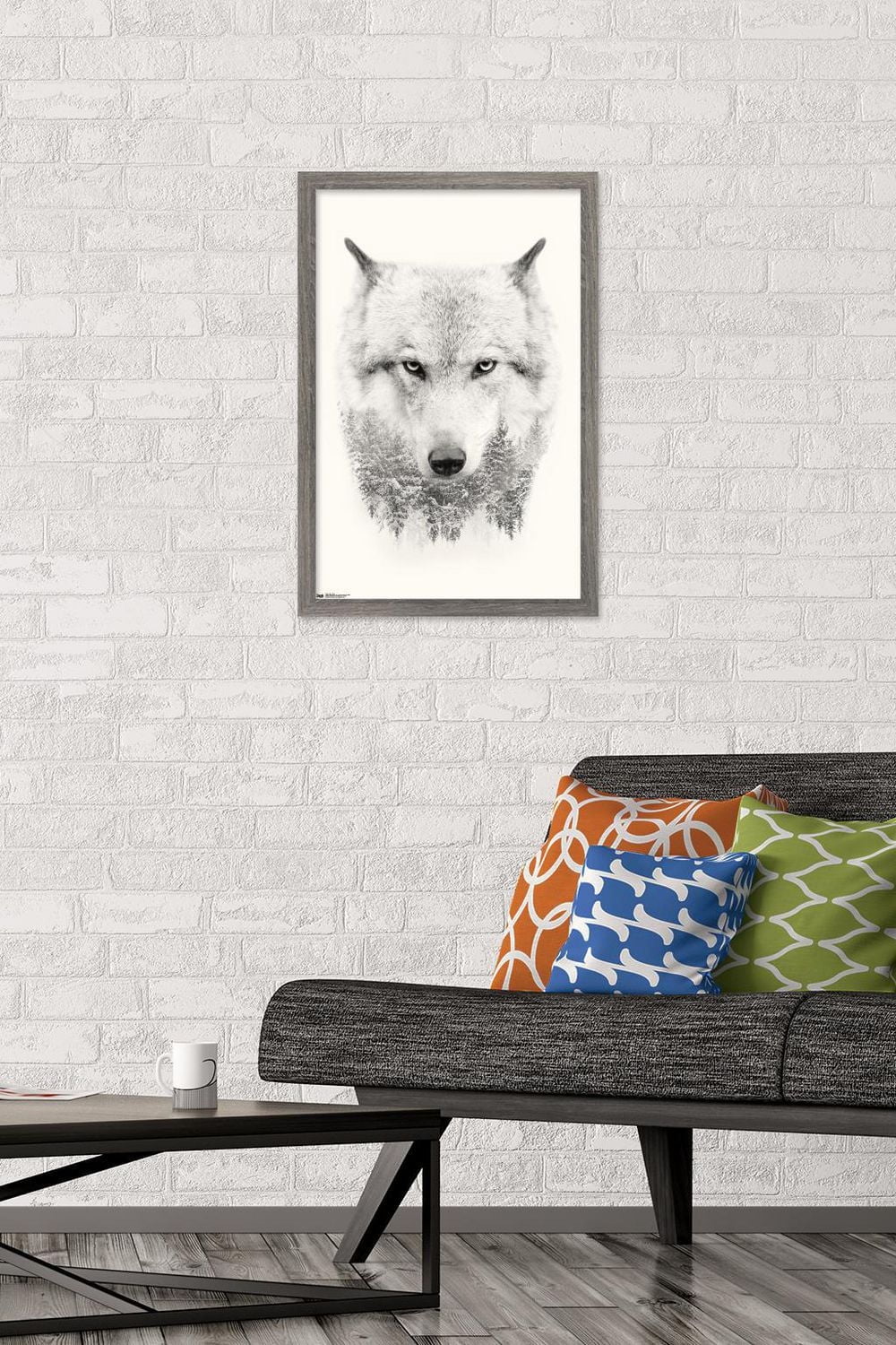 Wolf - Trees Wall Poster, 22.375" x 34"
