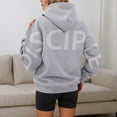 thumbnail image 5 of Women Oversize Hoodie Tops Back Letter Print Long Sleeve Loose Casual Pullover Tops y2k Streetwear Sweatshirts, 5 of 7