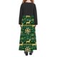 thumbnail image 4 of Vestido de manga larga con cuello redondo para niña, estampado navideño, manga larga, cuello redondo, bolsillos, falda larga informal para adultos, vestido de poliéster para niña., 4 of 5