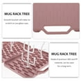 thumbnail image 2 of LABSERRON Bottle Drainer Rack Pink 1Pack Portable Multi-Functional 9.1X7.5X0.8In, 2 of 8