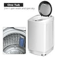 thumbnail image 6 of Costway Full-Automatic Laundry Wash Machine Washer Spinner Drain Pump, 6 of 11
