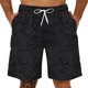 thumbnail image 1 of WILLBEST Pantalones Cortos Deportivos de Verano para Hombre, de Talla Grande, con Estampado 3D, 1 of 3