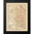 thumbnail image 2 of Baedeker 19x24 Black Modern Framed Museum Art Print Titled - Franzenbad Czech Republic Europe - Baedeker 1910, 2 of 5