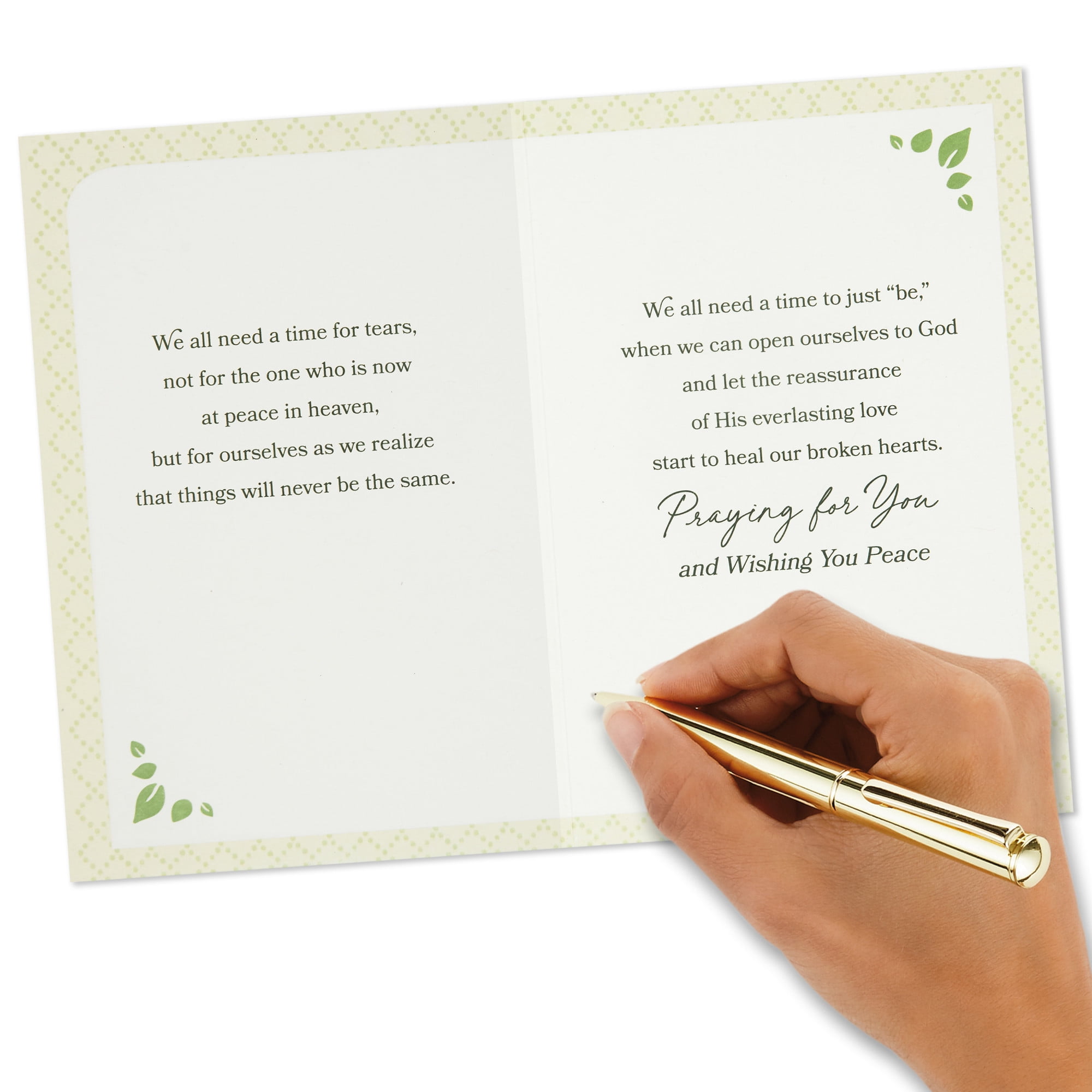 DaySpring Religious Sympathy Card (God's Gift of Time)