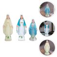 thumbnail image 3 of Adornos de plástico para el salón, escultura de la Virgen María del catolicismo, 3 uds., 3 of 8
