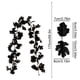 thumbnail image 3 of Enredaderas Artificiales de Hojas de Arce Negras para Halloween (2 Unidades) | Plástico | 175 Cm | Decoración de Halloween, 3 of 6