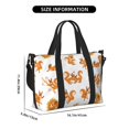 thumbnail image 2 of Rocae Squirrel Playing for Travel Shoulder Bag Top Handle Handbag with Yoga Mat Buckle for Gym, Work, Travel, 2 of 7