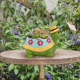 thumbnail image 3 of 2X Maceta de Tortuga para Macetas de Interior y Exterior, Macetas de Plantas Suculentas, Plantas, Exhibición de Escritorio, Macetas de Resina, Flores, 3 of 5