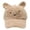 Khaki, variant on AJGRHE Winter Visor Hat With Embroidered Cute Adjustable Baseball Cap For Ladies Fashion Outdoor Daily Wear WH2 One Size