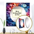 thumbnail image 3 of Designart "Dreaming Among Colorful Leaves" Leaves Multicolor Large Square Mirror - Square Bedroom Mirror Printed Wall Decor - Traditional Square Printed Wall Mirror Art, 3 of 5