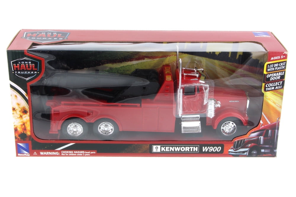 Newray 1:32 Kenworth W900 Diecast Truck Model Red